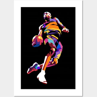 Basketball pop art. Posters and Art